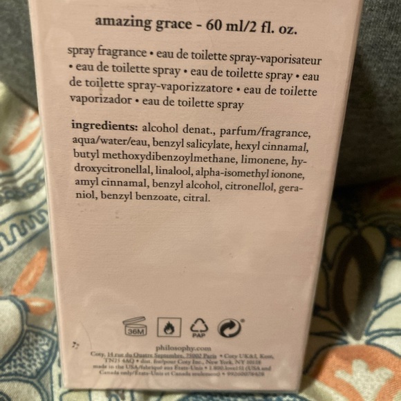 Philosophy new/never opened AMAZING GRACE - Picture 2 of 2